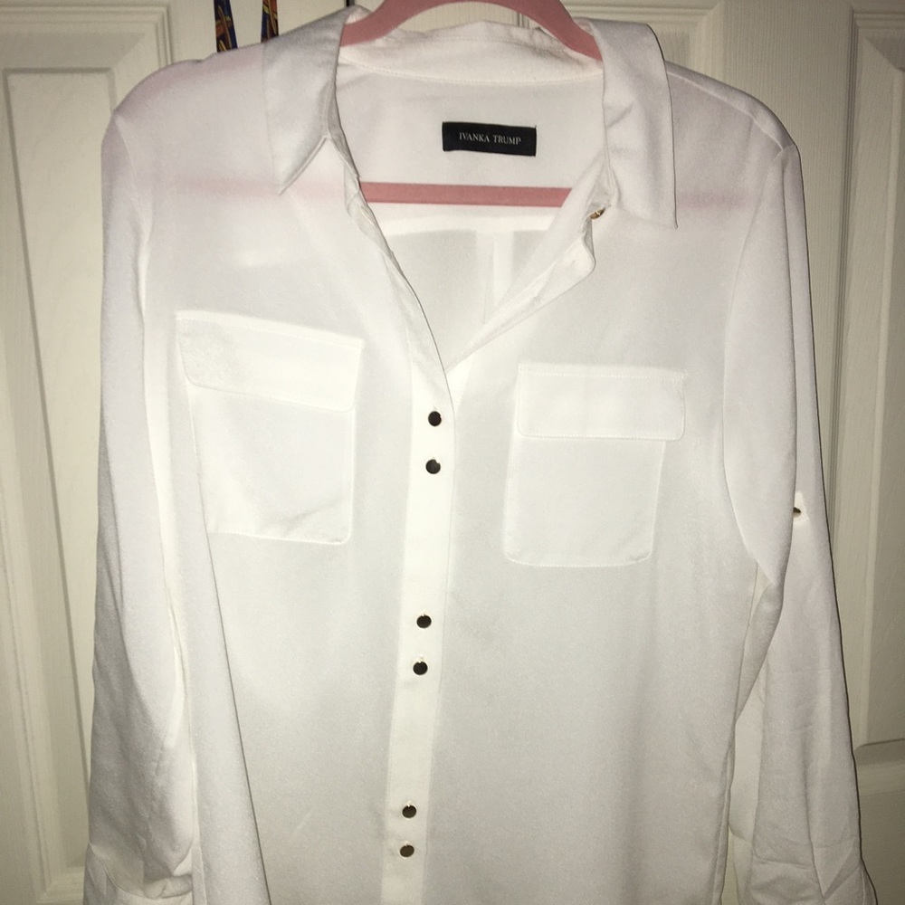 Light button down blouse